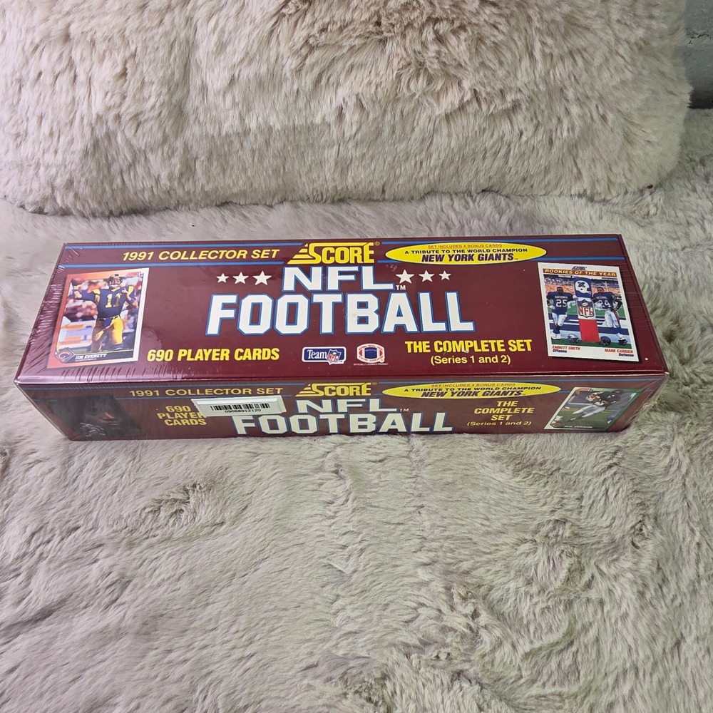 1991 Score NFL Football Collector Set Complete Series 1 & 2 690 Cards Sealed